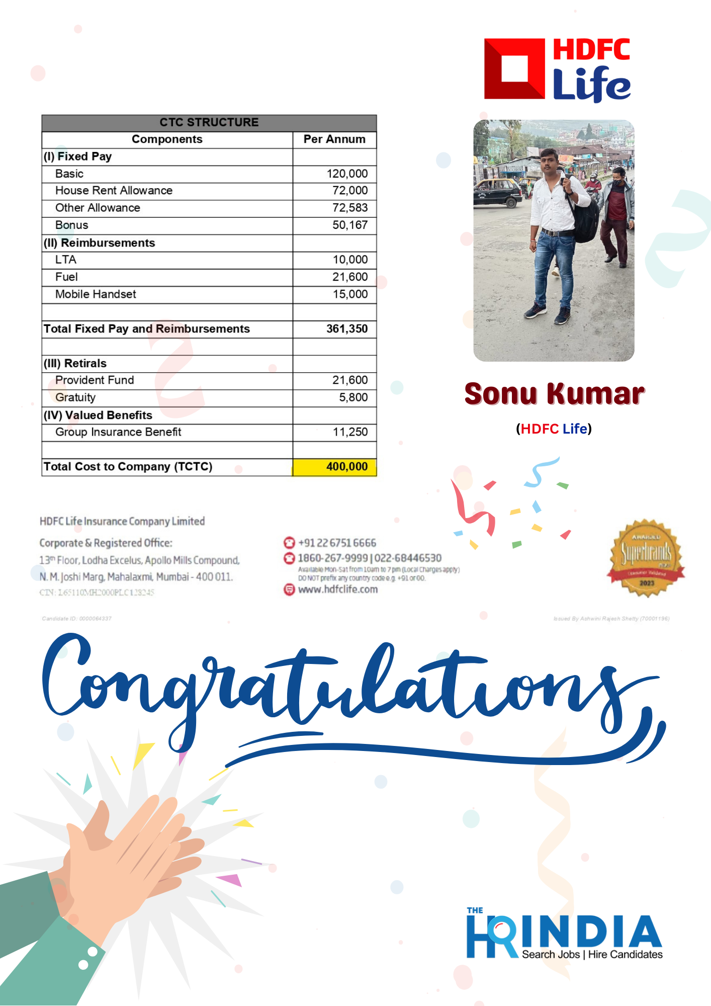 Sonu Kumar  | The HR India